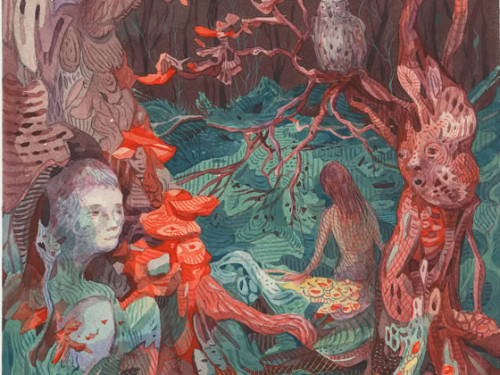 Darina Karpov, russian born artist, painter and sculptor living in Brooklyn New York represented by L'Space Gallery 
