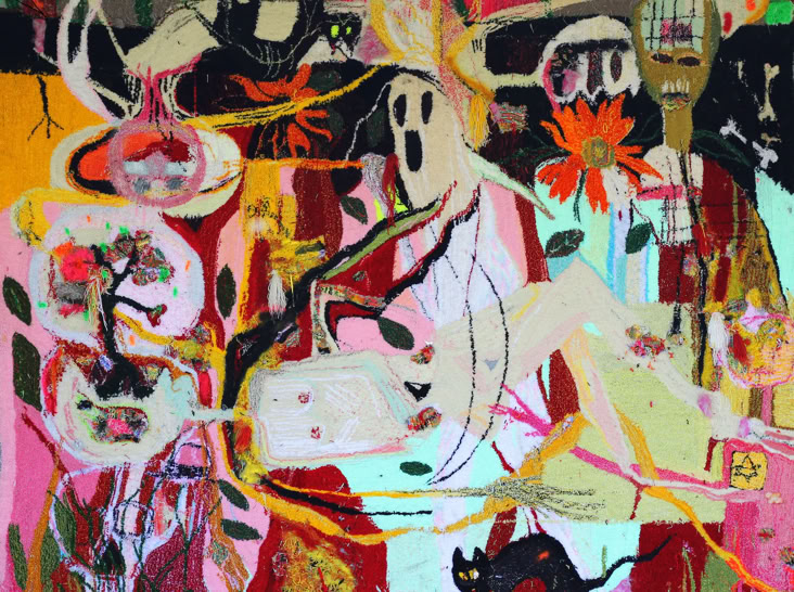 Night Fruit Picking, 2022 Marik Lechner - shown at L'SPACE Gallery